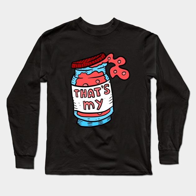 that's my jam. music pun. Long Sleeve T-Shirt by JJadx